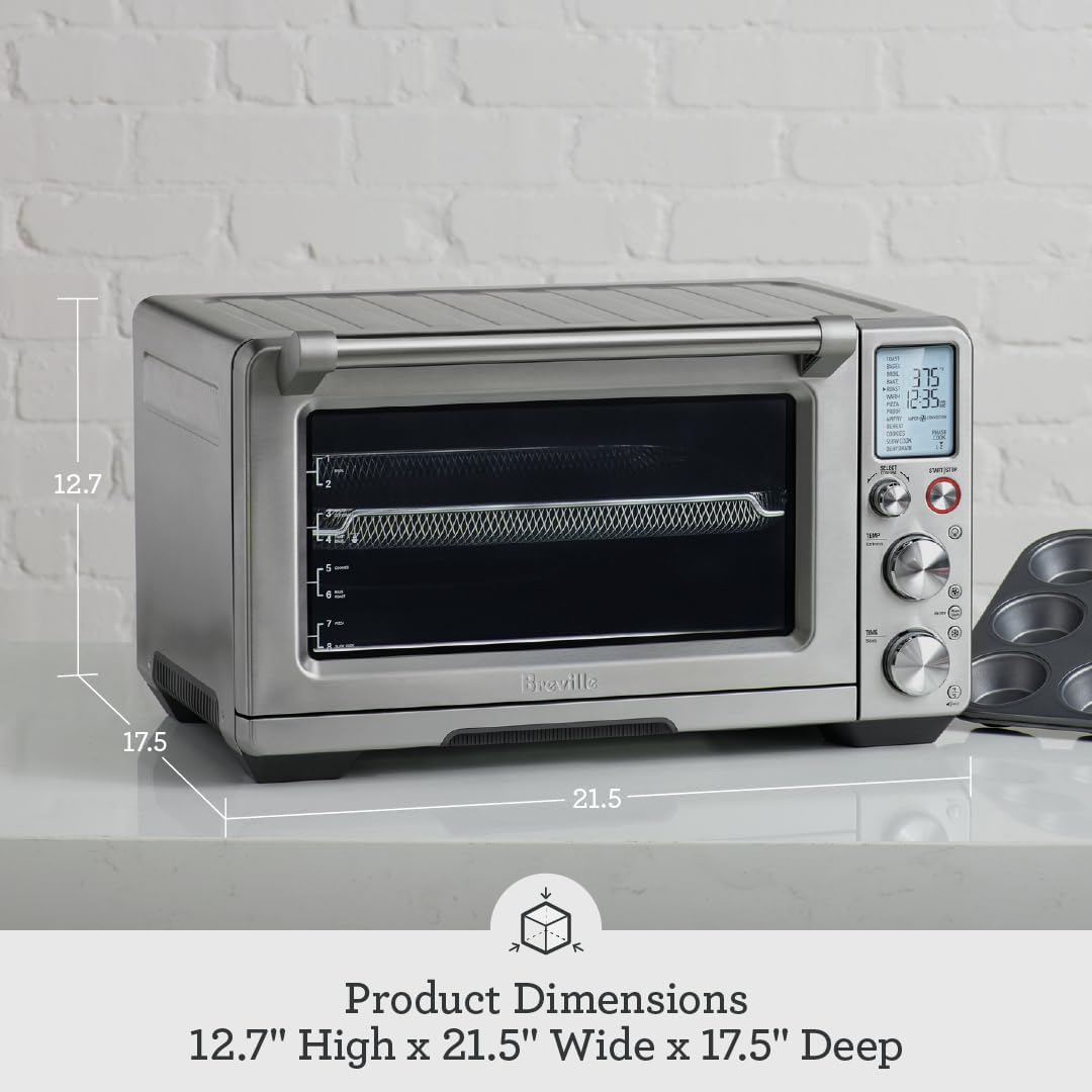 Smart Oven Air Fryer Pro and Convection Oven, Brushed Stainless Steel