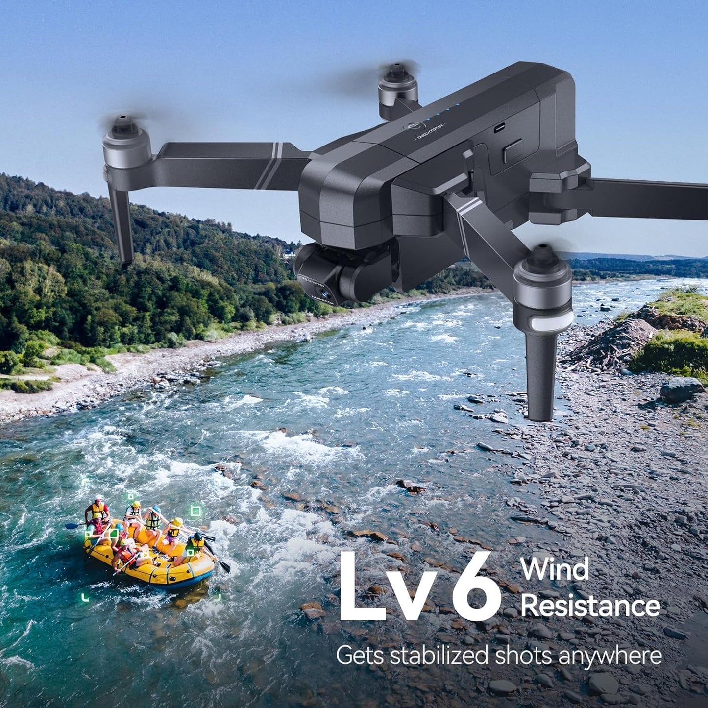 F11GIM2 Drones with Camera for Adults 4K, 64Mins Flight Time, Gimbal & EIS 4K Camera, 16404Ft Digital Video Transmission, GPS Auto-Return Professional Quadcopter, Level 6 Wind Resistance