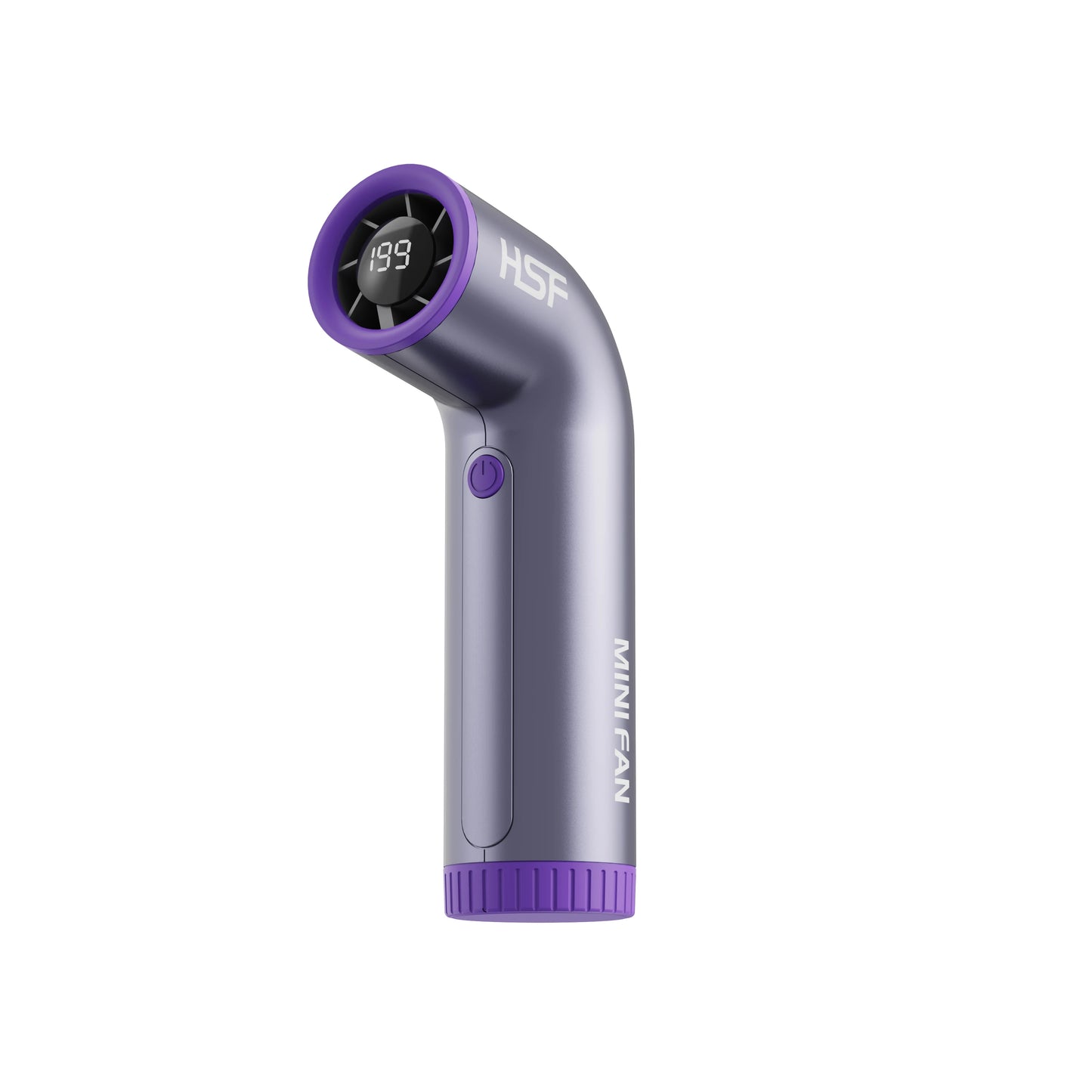 TINSOL 4000Mah Handheld Mini Fan 199 Speed Turbo Digital Display Infinitely Variable Speed Outdoor Portable Fan USB Charging
