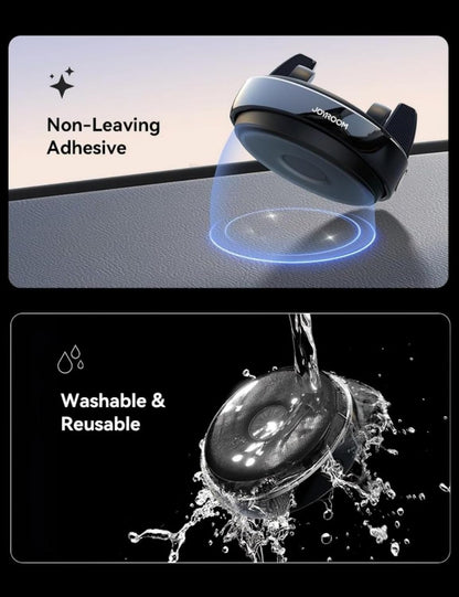360° Adjustable Car Phone Holder - Anti-Glare Dashboard Stand for Smartphones & GPS, Slip-Free Spring Snap Design