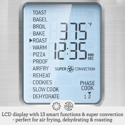 Smart Oven Air Fryer Pro and Convection Oven, Brushed Stainless Steel