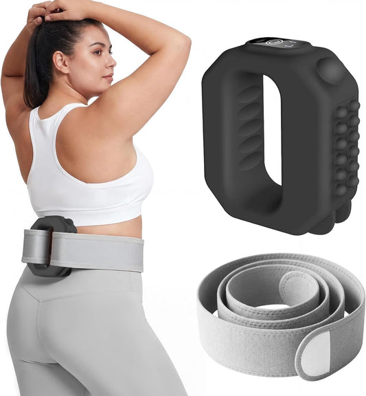 R10 Fascia Ring Massager - Versatile Hands-Free Electric Massage Gun with Ergonomic Waist Belt, Adjustable Modes & Intensities for Ultimate Full-Body Relaxation