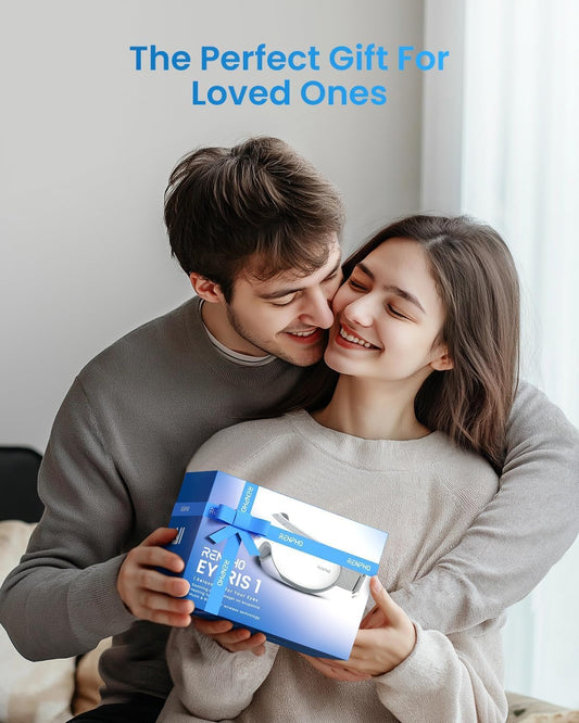 Eyeris 1 Eye Massager with Heat, Birthday Gifts Eye Mask for Mom Dad Women Men Her Him, Smart Sleep Mask for Relax, Reduce Strain