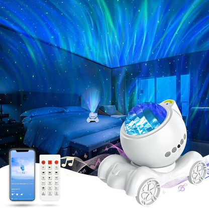 Light Projector - Bluetooth Speaker & White Noise Machine for Relaxation, Sleep, and Parties