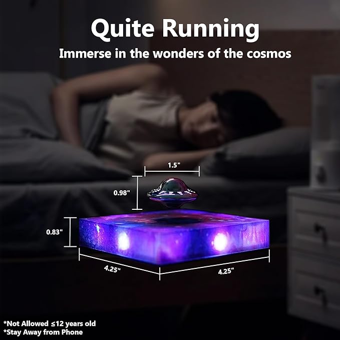 Levitating Magnetic Floating UFO Table Lamp Home Decoration Touch Control