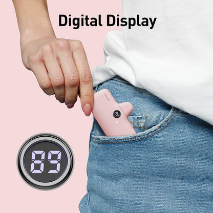 Mini 20W USB-C Portable Charger - 4,800mAh Fast Charging Power Bank for iPhone 15/16, Samsung, and Android Phones - Perfect for Travel
