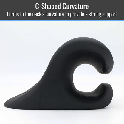 Ultimate Neck & Shoulder Traction Device - Magnetic Therapy for Pain Relief & Cervical Alignment - Relax & Rejuvenate in Sleek Black Design