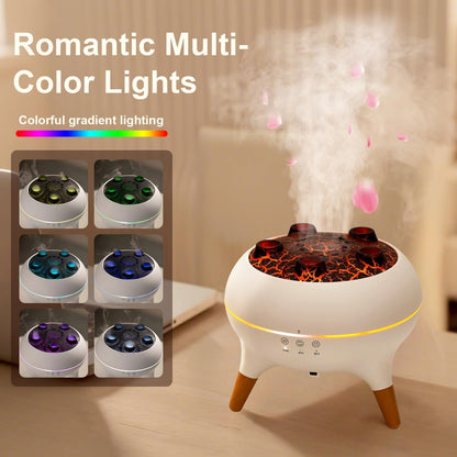 Jellyfish Ultrasonic Diffuser & Humidifier - 0.66Gal, Remote Control, 7 LED Colors, Easy Clean, Quiet Cool Mist for Home, Office, and Nursery