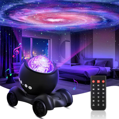 Light Projector - Bluetooth Speaker & White Noise Machine for Relaxation, Sleep, and Parties