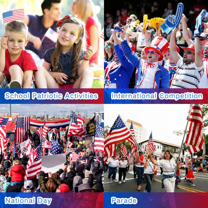 Glitter Stick - Perfect for 4th of July Celebrations, and Football Games! Waterproof & Safe For Hair, Face & Body