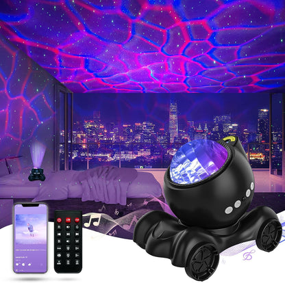 Light Projector - Bluetooth Speaker & White Noise Machine for Relaxation, Sleep, and Parties