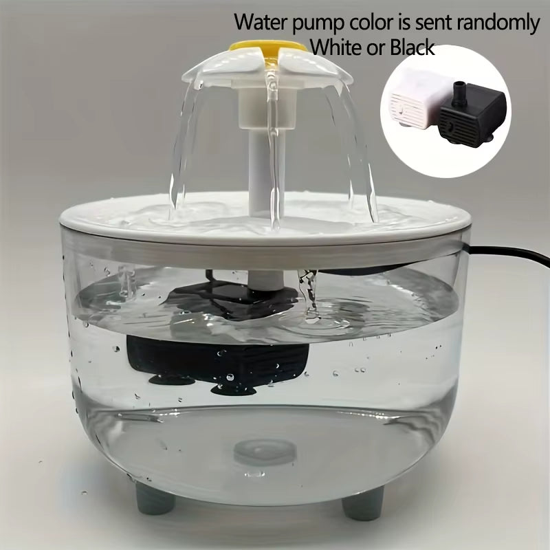 Automatic USB Electric Pet Water Fountain - 1L Cat Drinking Dispenser with Filter