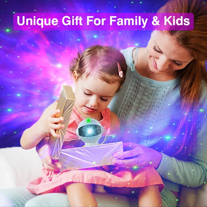 Stunning Astronaut Galaxy Projector - LED Nebula Night Light for Bedroom Decor & Perfect Gift for All Ages