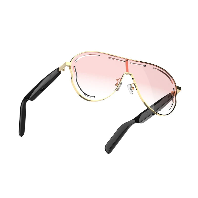 New Men'S Smart Glasses Women'S Bluetooth Sports Glasses Voice Call Control Music UV Polarized Sunglasses Driving Glasses F06 07