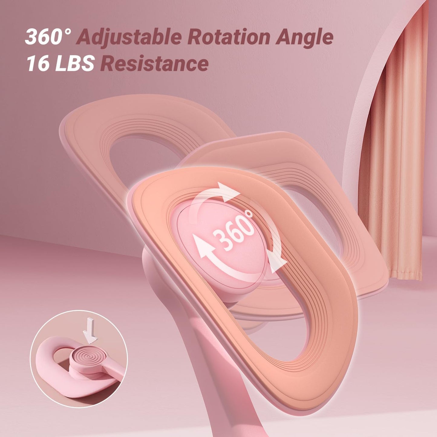 Thigh Trainer - Ultimate Pelvic Floor Muscle & Inner Thigh Workout Equipment for Women, Perfect for Home Gym Strengthening