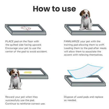 Ultra-Absorbent Dog Training Pads for Effortless Potty Training